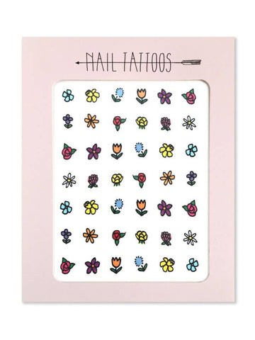 Nail Tattoo Florals