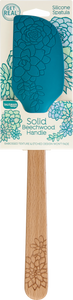 Teal Succulent Embossed Silicone Spatula