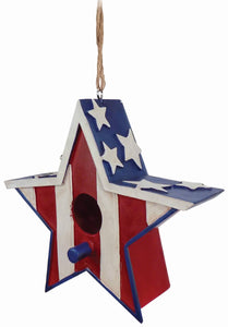Americana Star Birdhouse